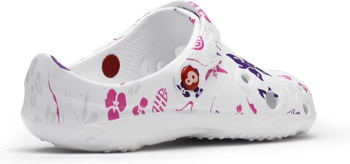Schu'zz Schuzz damesklompen, badschoenen, Globule Femme met print, Libellule & papillon / Multicolor