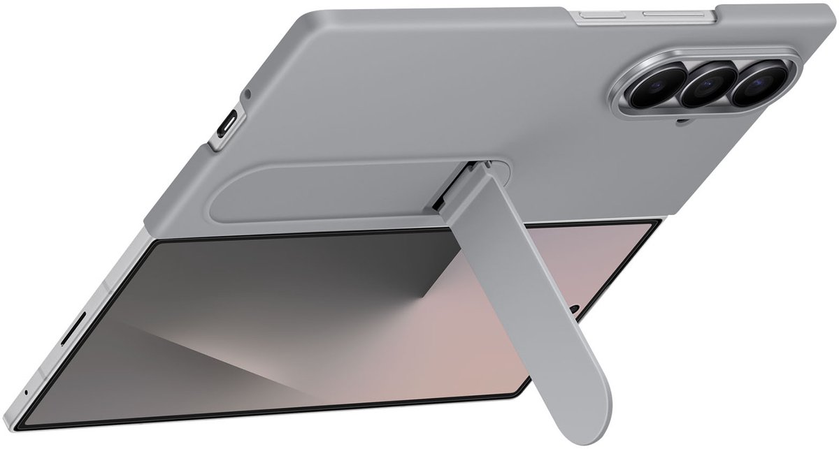 Samsung Galaxy Z Fold 7 Siliconen Back Cover Grijs