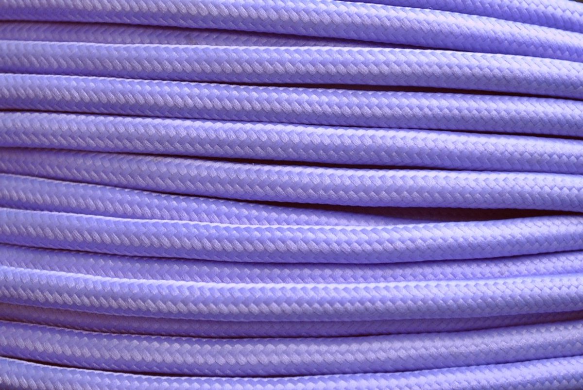 Textielstroomkabel 3x0,75mm² lichtpaars