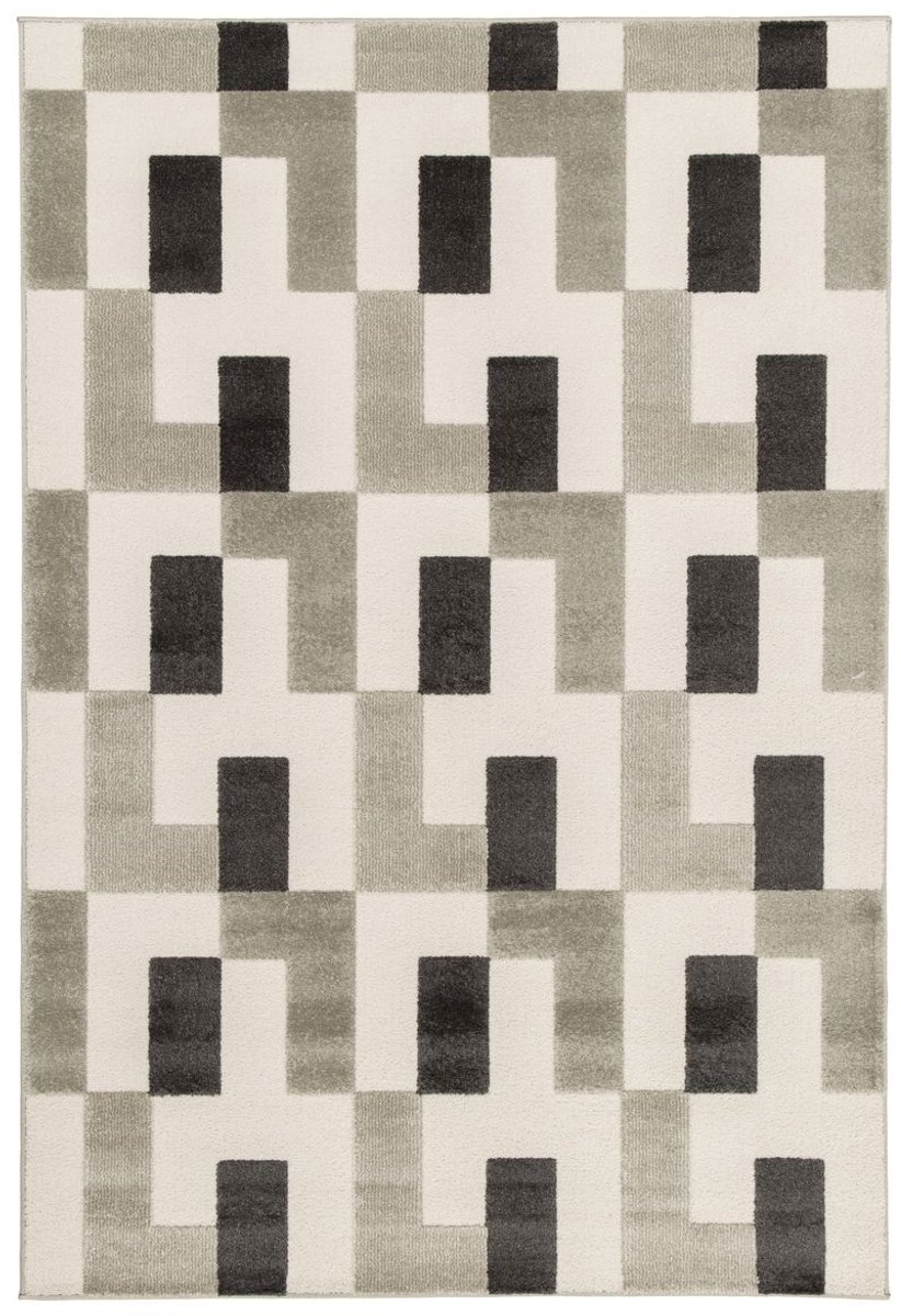 Modern vloerkleed - Forme Murale antraciet 200x290 cm