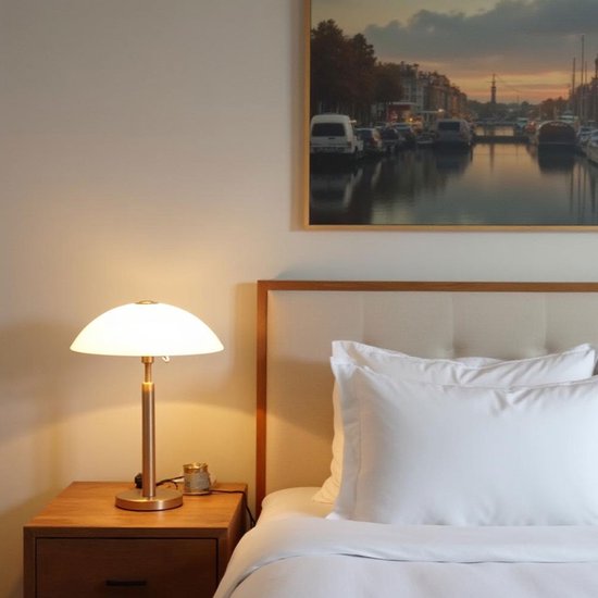 Lampe de table 'Touch' grande bronze