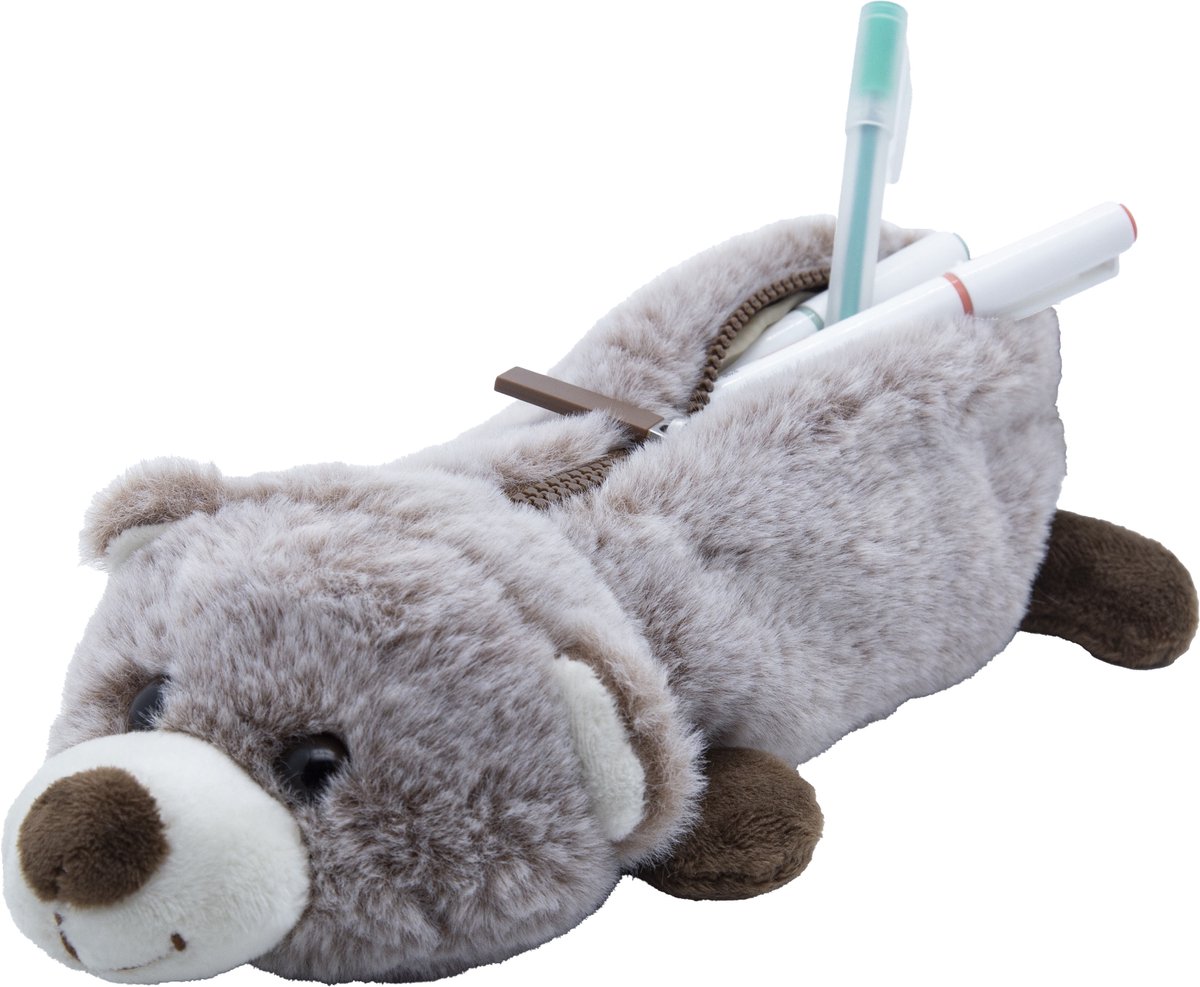 Cute since 1999 - Beer Etui- Zachte pennenzak - etui meisjes en jongens vanaf 12 maanden - 30cm x 9cm
