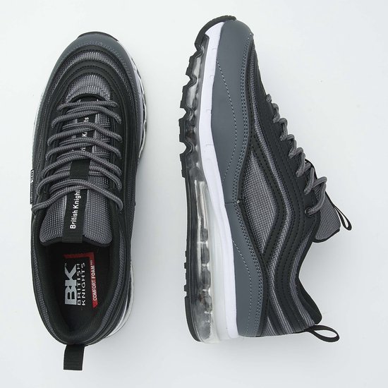 BK ZION - Basse - Gris foncé/ Zwart - Taille 42