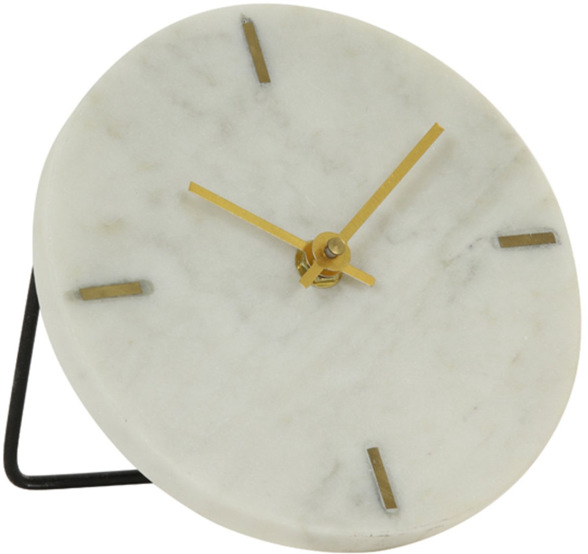 Klok MORENO - 15x14.5x13cm - Wit