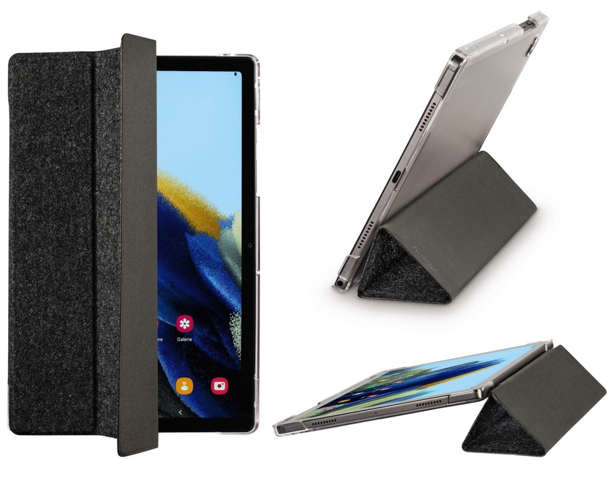 Tablethoes Palermo Clear Grey voor Samsung Galaxy Tab A8 10.5"