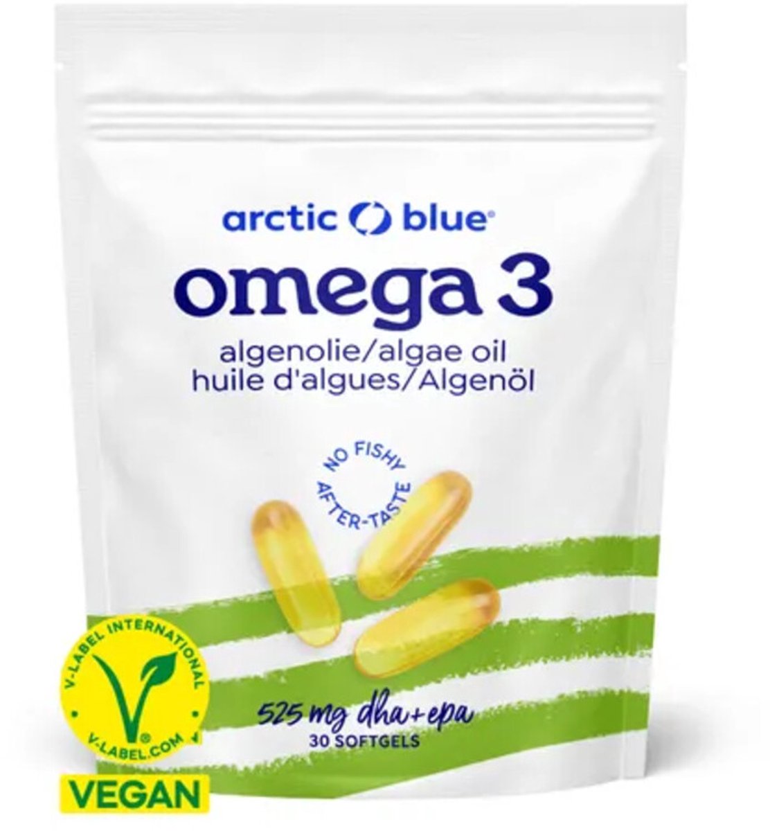 Arctic Blue - Omega 3 Algenolie - Hooggedoseerd - 30 grote capsules