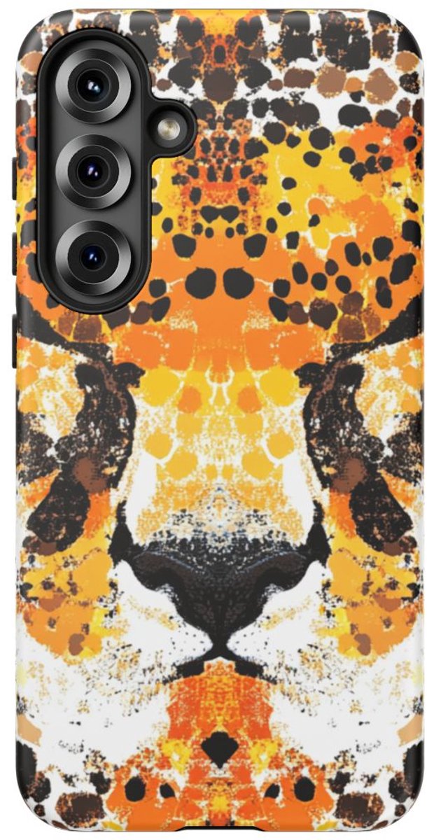 Abstracte Cheetagezicht Patroon – Telefoonhoesje Geschikt voor Galaxy S25 Plus