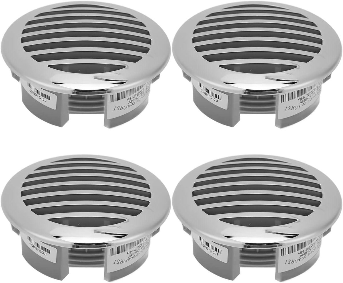 Allecto Plus - 4-delige set Marine Luchtstroom Ventilatieroosters van 316 Roestvrij Staal - Voor boten en jachten