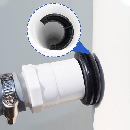 YourCasa Regenverzamelset, downpipe, met verbindingsslang 30 cm en