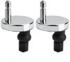Lot de 2 fixations universelles pour abattant WC, charnières pour abattant WC, fixations pour abattant WC, remplacement pour abattant WC, fixation pour abattant WC