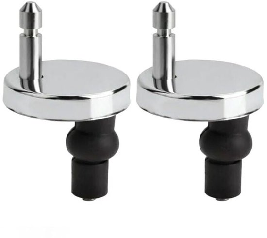 Lot de 2 fixations universelles pour abattant WC, charnières pour abattant WC, fixations pour abattant WC, remplacement pour abattant WC, fixation pour abattant WC