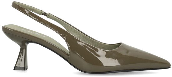 Sacha - Femme - Escarpins slingback en cuir verni vert - Pointure 41