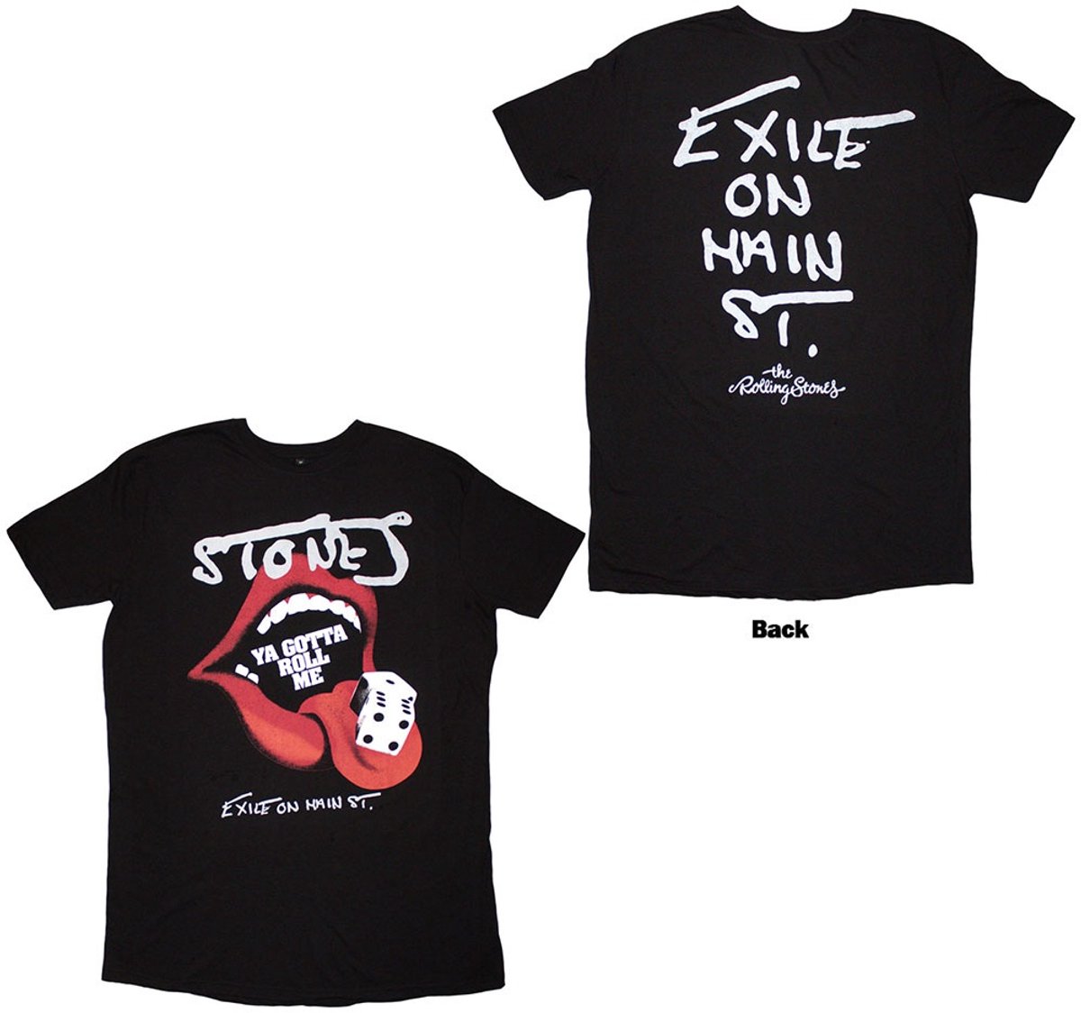 The Rolling Stones - Ya Gotta Roll Exile T-shirtjurk - S - Zwart