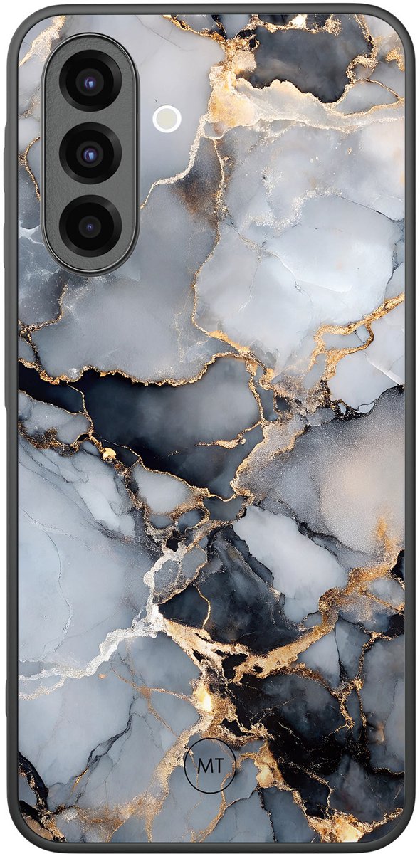 Hoesje geschikt voor Samsung Galaxy A26 - Marble mist - TPU Hard Case Backcover - Grijs - Mooie Telefoonhoesjes