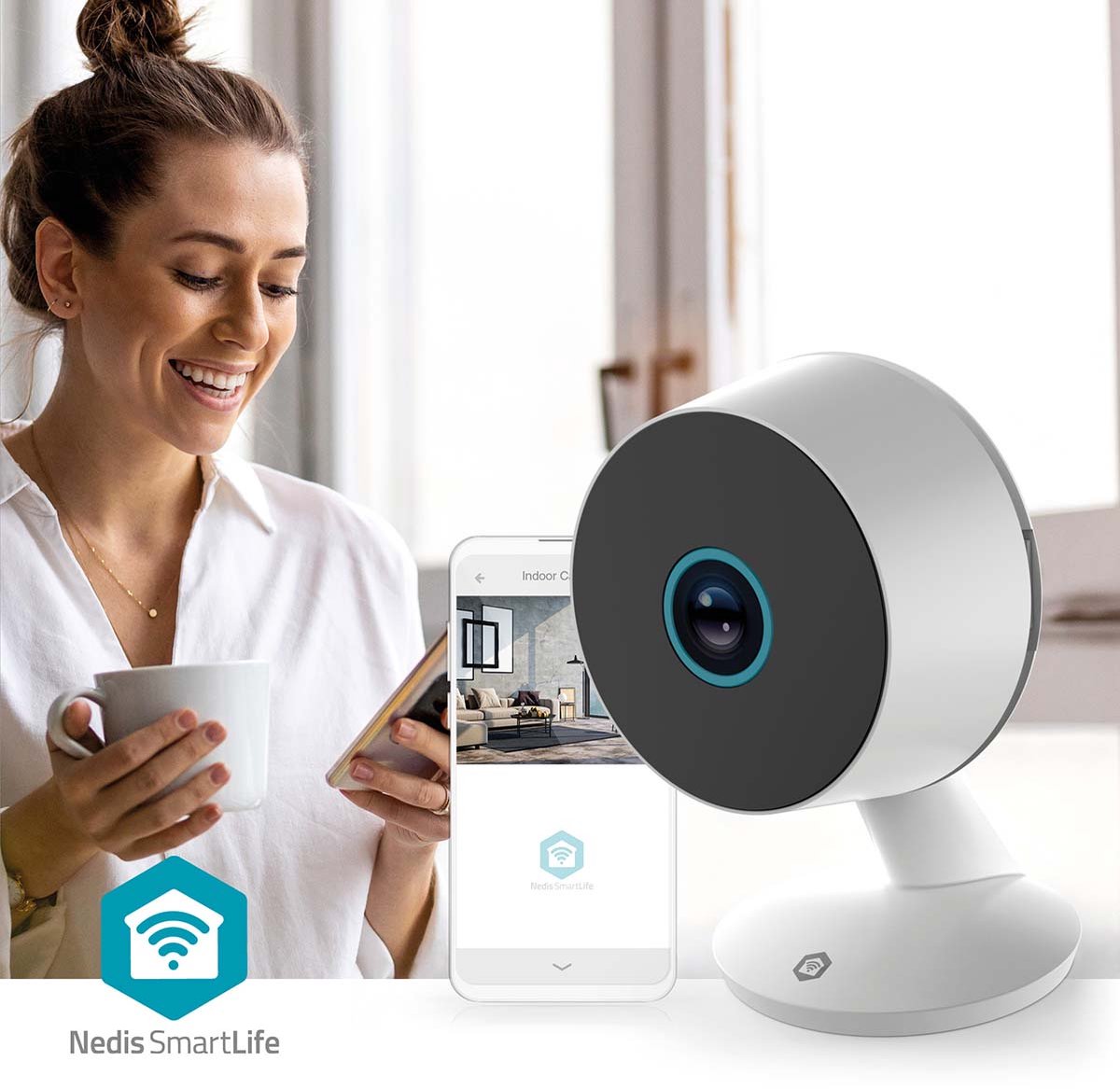 Nedis SmartLife Beveiligingscamera 3MP met Nachtzicht - afbeelding 2