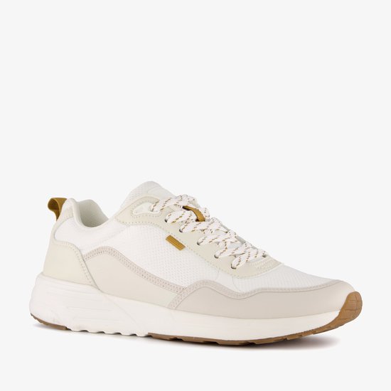 Baskets homme Blue Box blanches - Taille 45 - Semelle amovible