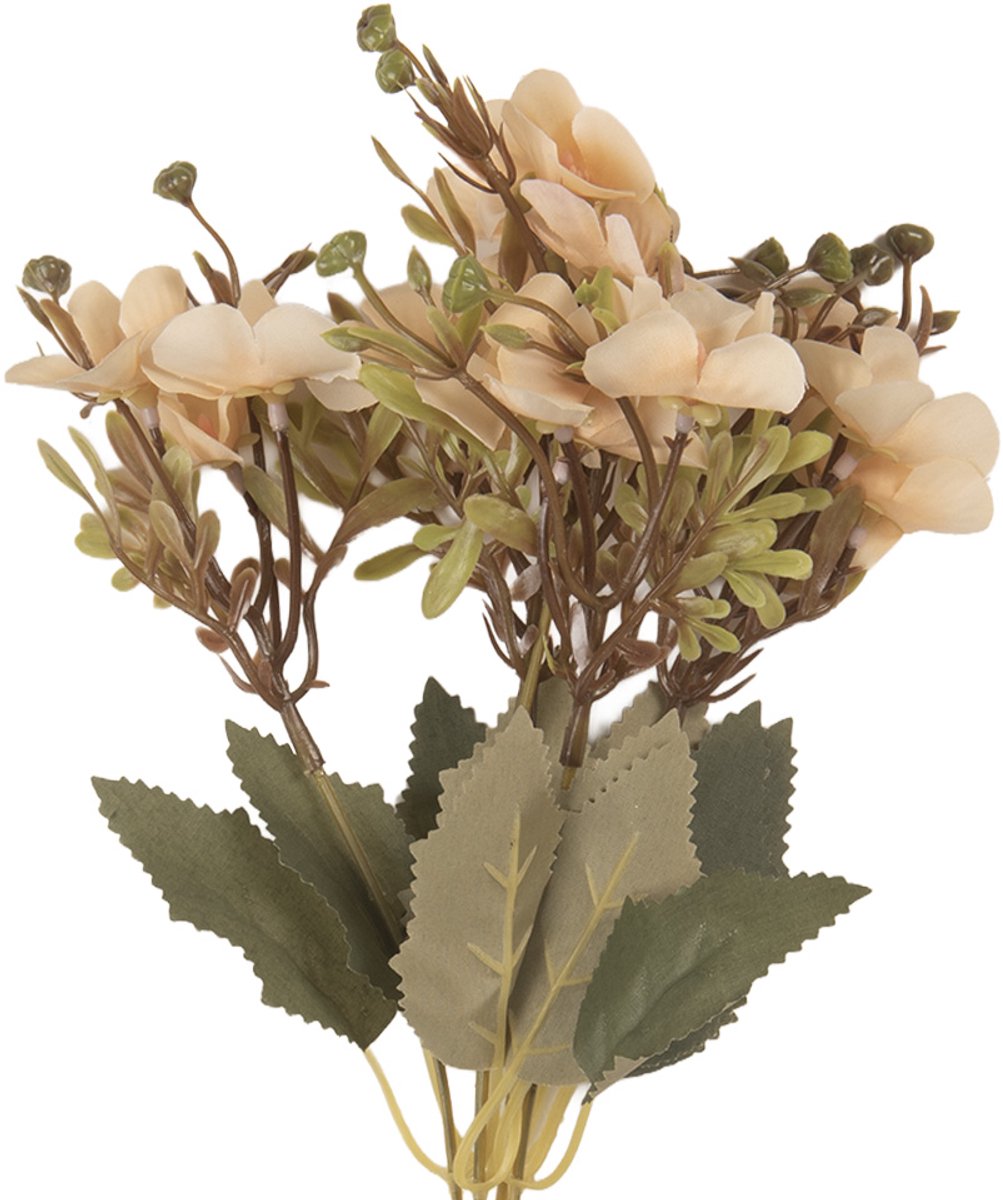 Clayre & Eef Kunstbloem 32 cm Beige Kunststof