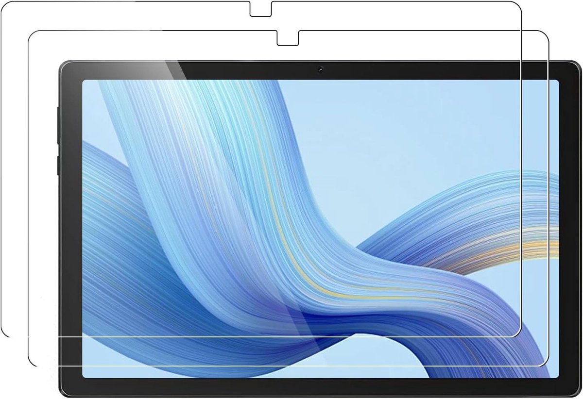 ByShane - Screenprotector voor 10.1 inch tablet - HD helder krasbestendig antibacterieel en blauw licht bescherming - 2-pack