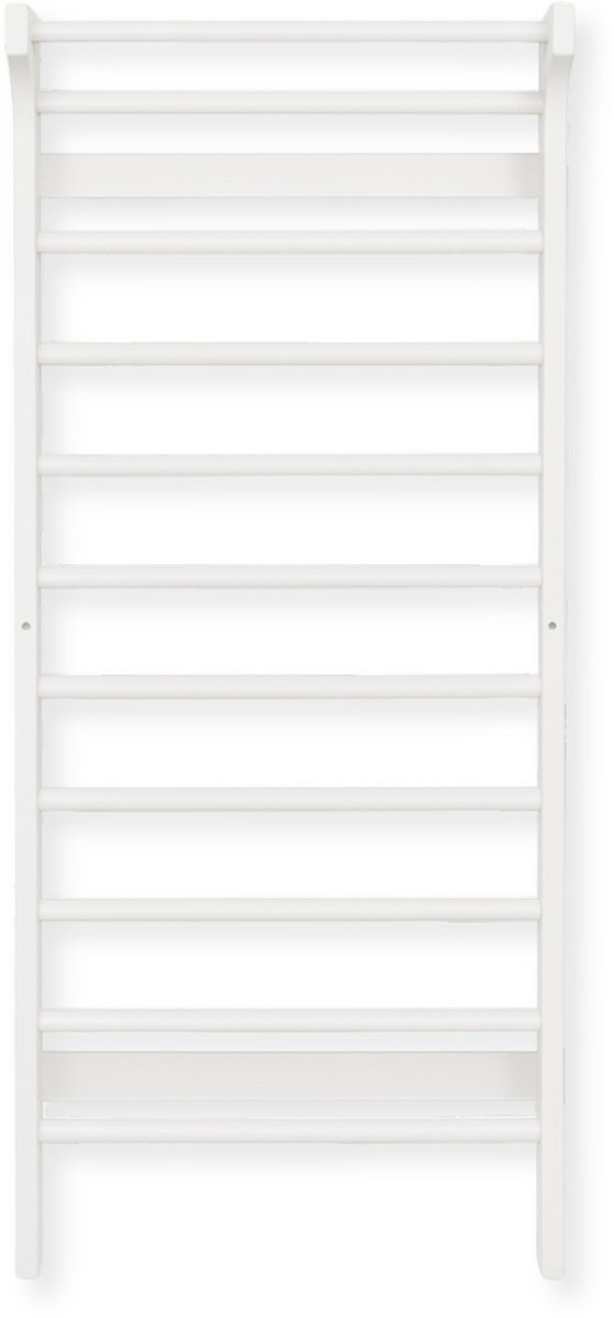 Buxibo Klimwand van Hout – Wandklimrek voor Binnen – Gym Speeltoestel voor Kinderen – 190x68x8 cm – Wit — afbeelding 2