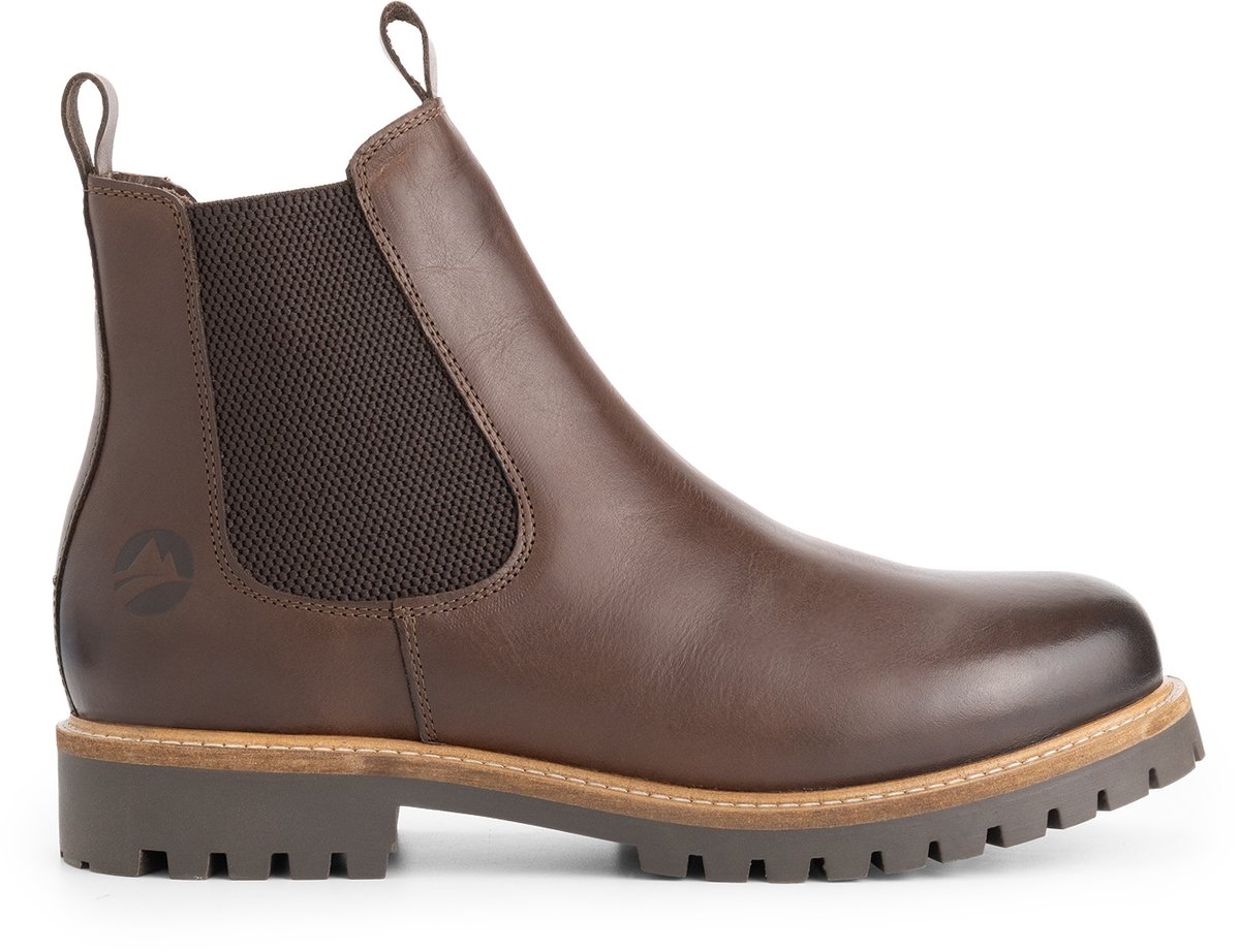 Travelin’ Nodeland Heren Chelsea boots Leer Donkerbruin