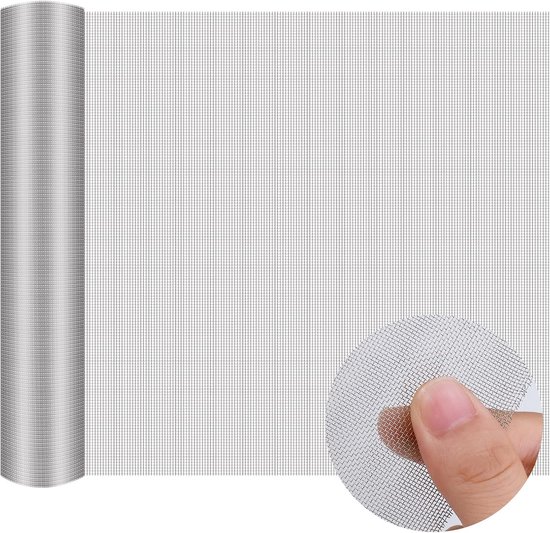 Meelzeef 1 stuk 4-500mesh roestvrij staal gaas filter mesh metalen reparatie aan de voorkant vast gaas filter geweven draad zeef plaat schermfilter bloem zeef voor bakken (300 mesh, 30 x 30 cm