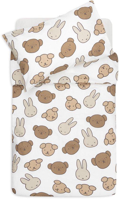Jollein Dekbedovertrek met sloop - 100x140cm - Miffy and Friends