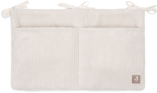 Jollein Boxzak Organizer - 49x30cm - Cloudy Rib - Oatmeal - Boxopbergzak