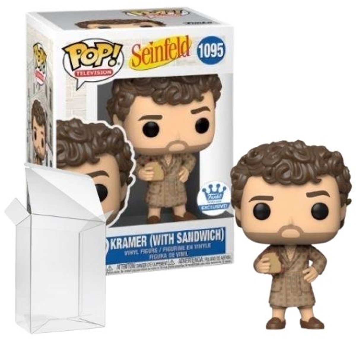 Funko Pop! Television: Kramer (with Sandwitch) #1095 Popcultcha Exclusive