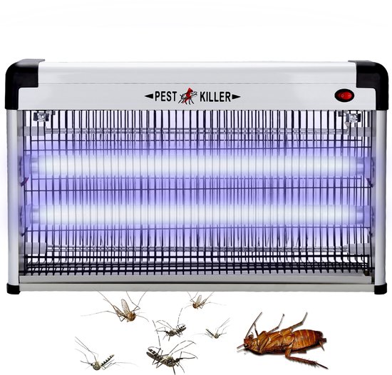 Lot de 2 Pièges à Mouches et Moustiques Électriques - Lumière UV Anti- insectes 30 m² - Sans Produits Chimiques - 230V/50Hz - 800-1000V - high-tech et tendances