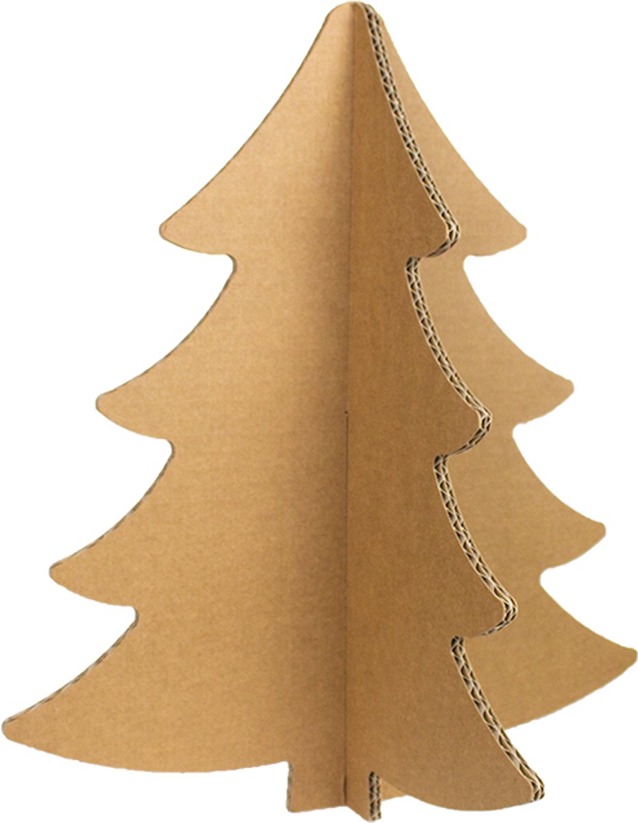 Lot 10 Cartes Noël Logbuch-Verlag + Sapins Bois - Cadeau Miniature