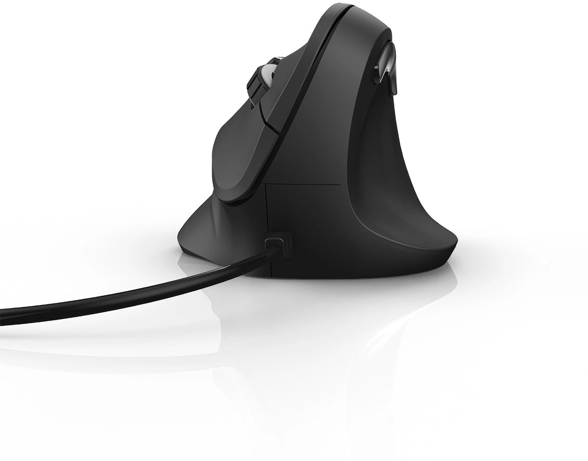 Hama EMC-500 - Bedrade ergonomische muis - 6 knoppen - dpi switch - Zwart thumbnail 2