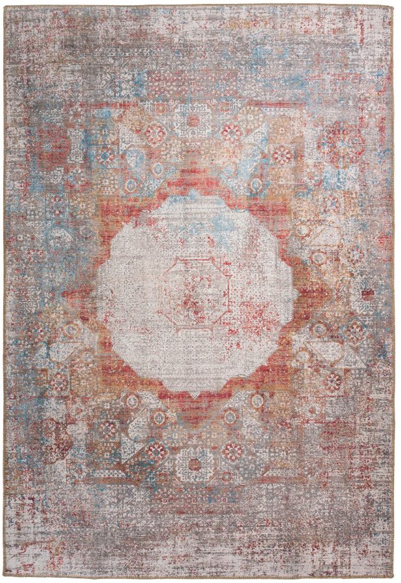 Yolo-deals - Vloerkleed/Tapijt - Faye 100 Multi - (110x180cm)