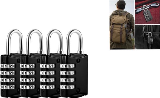 Serrures à Bagages TSA Yosemy 2 Pack Cadenas de Sécurité de Bagages