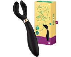 Satisfyer Partner Multifun 3, vibrator voor vrouwen, mannen en paren, vibrator met 100 vibratiecombinaties, 180° draaibare kop, accutechnologie, waterdicht