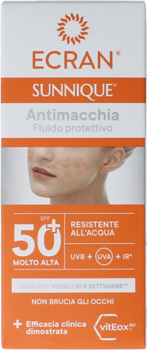 Ecran Sunique facial anti vlekken SPF50 50 Milliliter