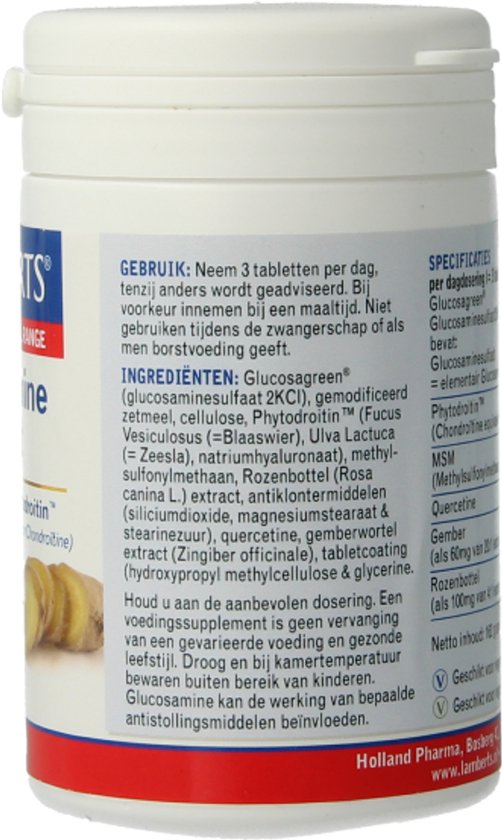 Lamberts Glucosamine compleet 120 Tabletten