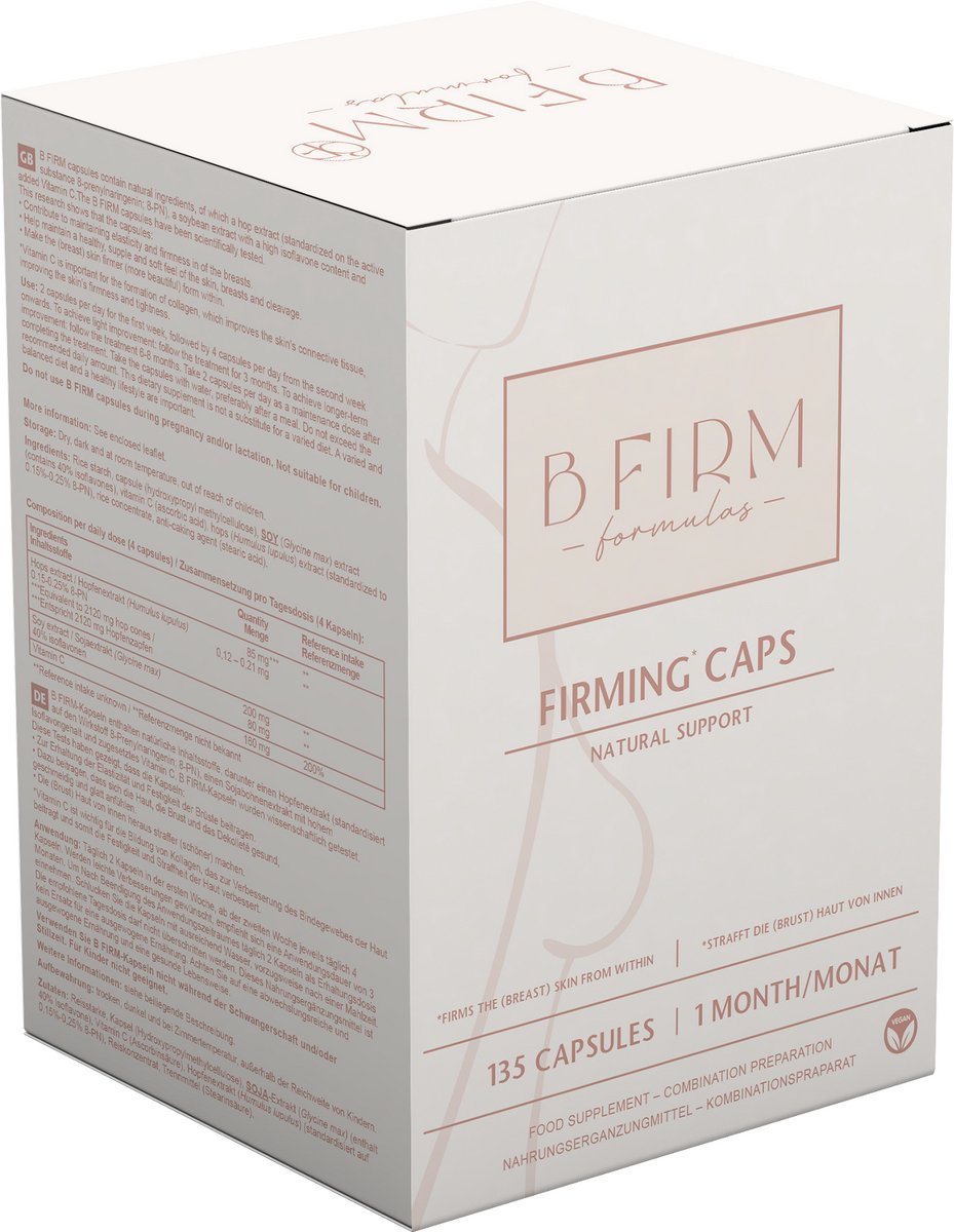 Goedkoopste B-Firm Formulas Huidverstevigende capsules 135 Capsules