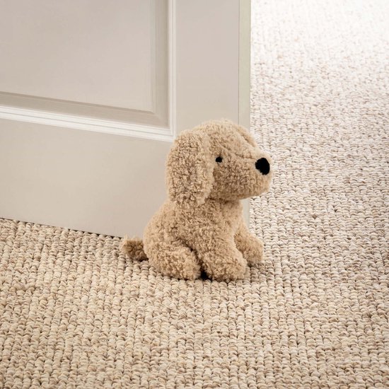 LUCI - deurstopper 22x18x15 cm - hond - beige