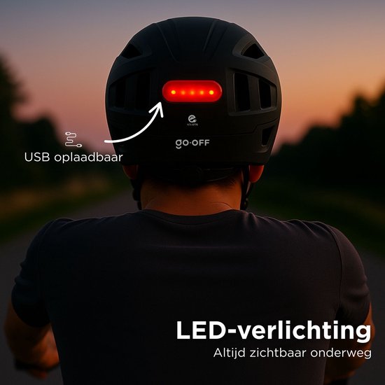 GOOFF® PILOT Casque speed pedelec 3 en 1 avec visière amovible et casquette de pluie - visière noir mat et transparent - casque de cyclomoteur léger - casque speed pedelec certifié NTA - taille M - pour femme et homme