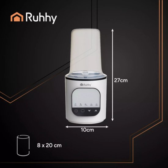 Ruhhy 5-in-1 Flessenwarmer – Sterilisator & Verwarming, Ontdooien & Meer — afbeelding 2