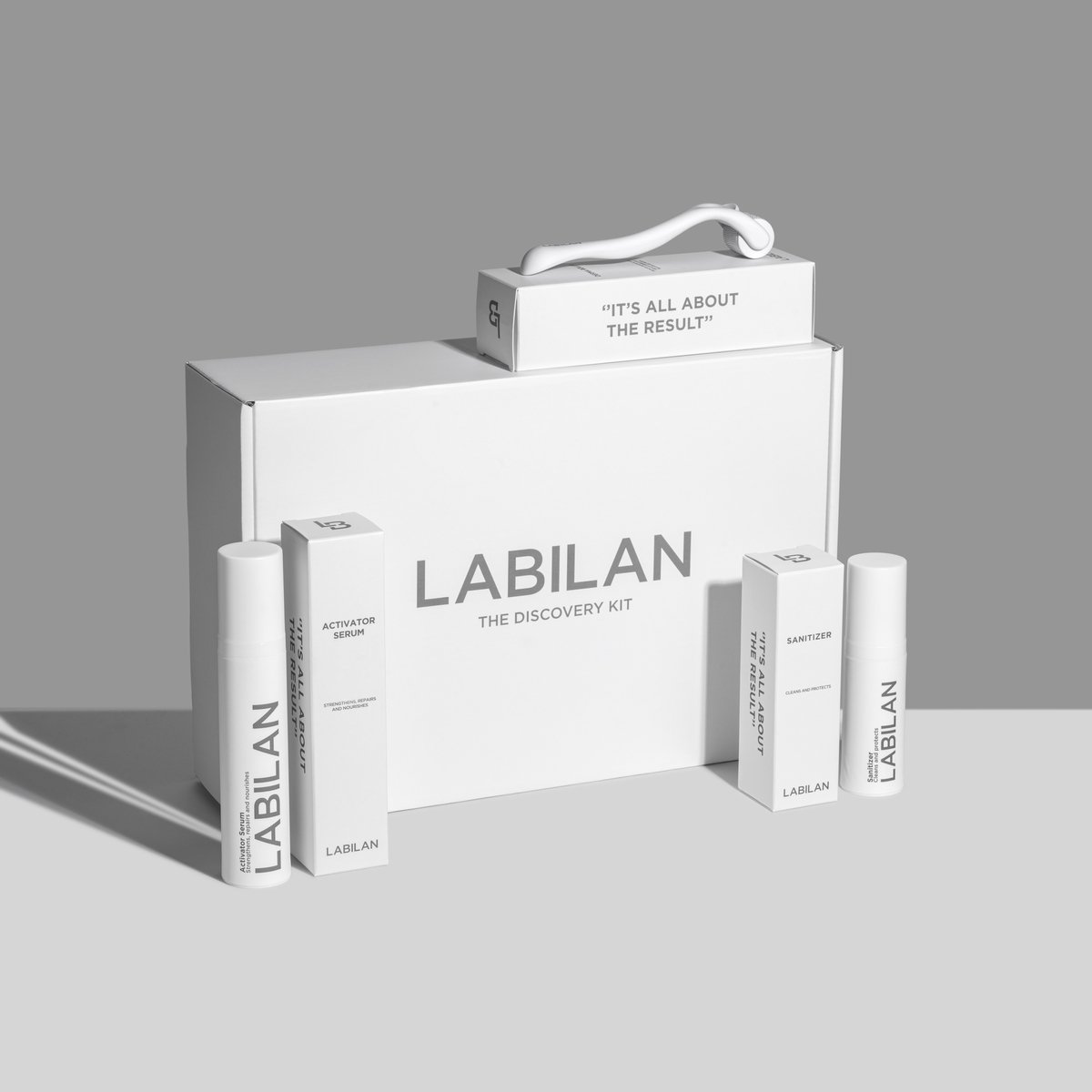 Labillan Essential Growth - Persoonlijke verzorging Huid- Haar-Baard- Serum- Derma Roller - Sanitizer