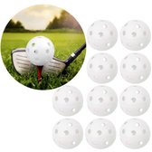 Trainingsgolfballen met gaten 10-pack