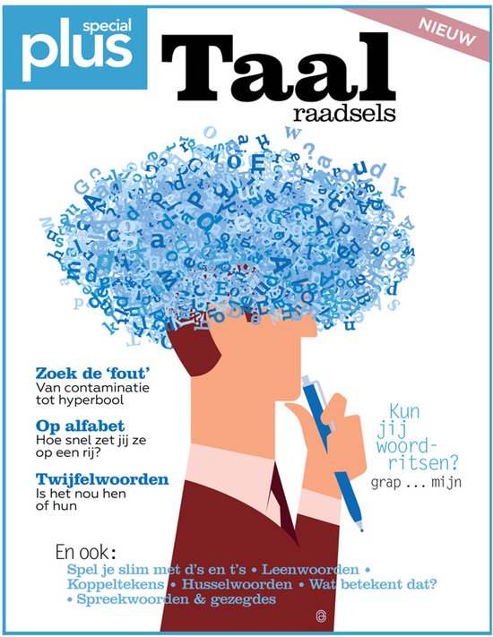 Plus Taalraadsels 2025 - Taalspelletjes - 100 pagina's