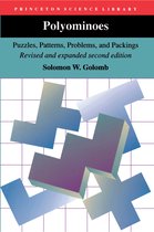 Boekcover van Polyominoes met de tekst 'Polyominoes Puzzles, Patterns, Problems, and Packings' en abstracte vormen in blauw, paars en grijs.