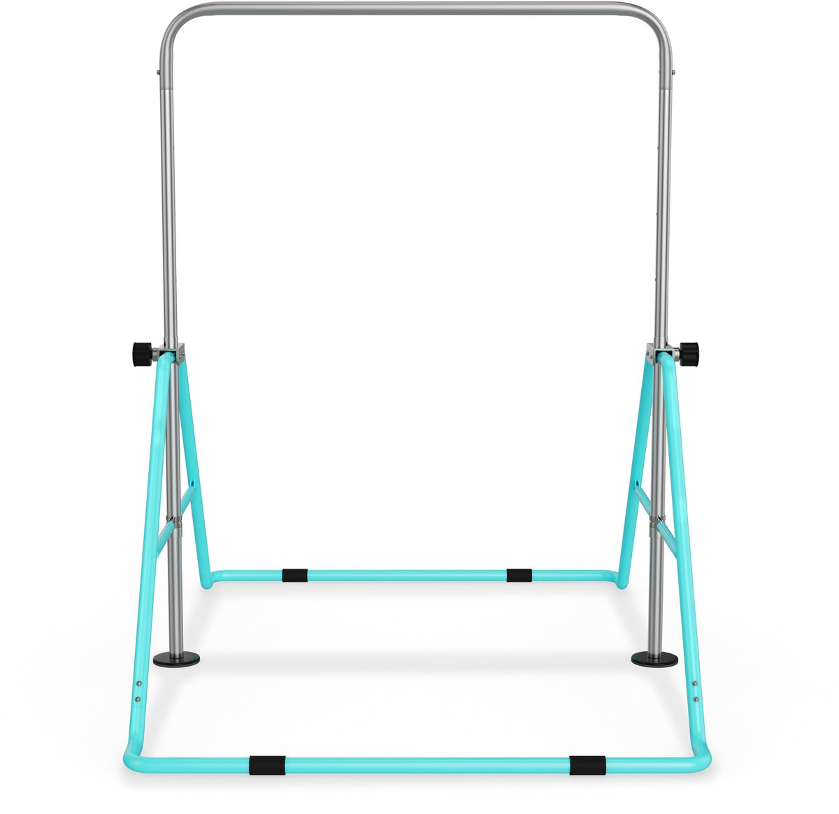 Aufun Turnrek voor Kinderen Verstelbare Gymnastiekstang voor Thuis Uitbreidbare Rekinstallatie voor Kids Verstelbare Gymnastiekstangen voor Training (Mintgroen)