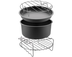 Tefal Easy Fry XL XA1120 - Airfryer Accessoire - 4-delig - Non-Stick - Voor XL Heteluchtfriteuse - Duurzaam Ontwerp