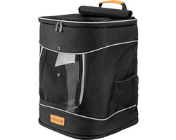 Cadoca Hondenrugzak - tot 20kg Verstelbaar 31x30x41cm - Zwart