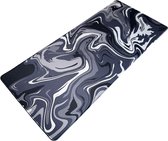 Tapis de souris biseauté gris - 900 x 400 x 3 mm - Antidérapant