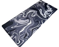 Muismat xxl - Grey Bevel - Gaming - 900 x 400 x 3 mm - Antislip