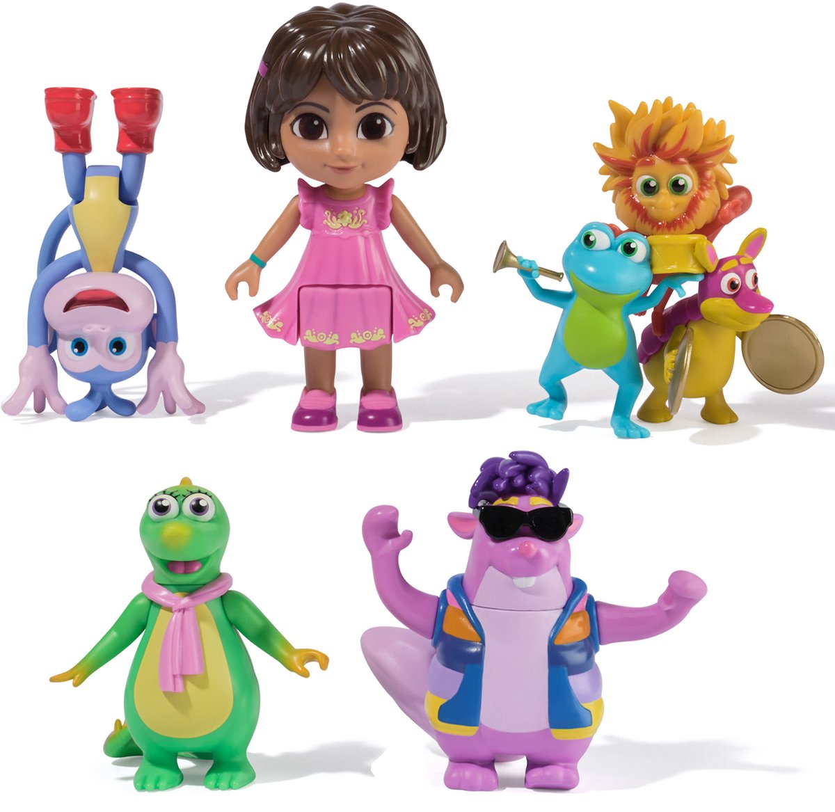 Spin Master Dora the Explorer speelgoedfiguren 5-pack multicolor. — afbeelding 2